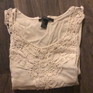 White forever 21 tank